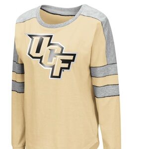 UCF Knights Gold Colosseum Women's Trey Dolman Long Sleeve T-Shirt